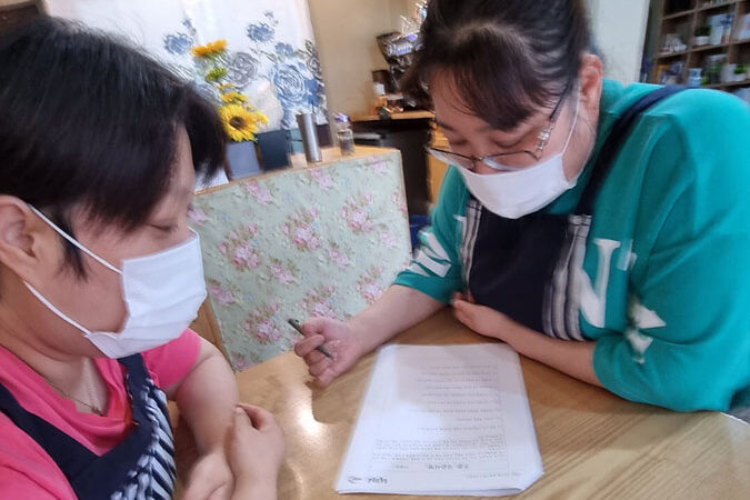 김진영님(우측) 인터뷰 장면