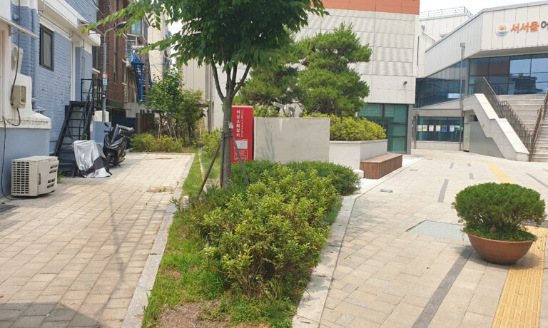 민이숙 선생님께서 사시던 골목 사진